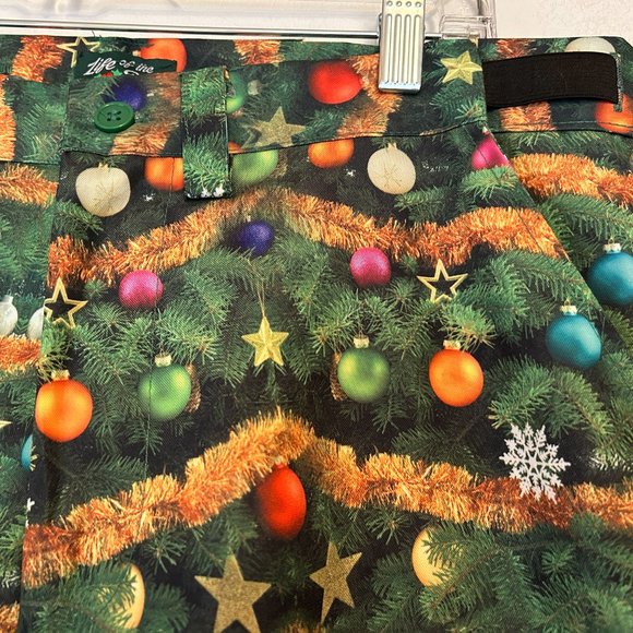Mens LIFE OF THE PARTY Sz M Multi-Color Christmas Tree Jacket and Pants Suit FUN - Picture 9 of 13